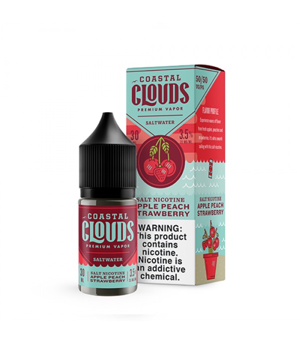 Coastal Clouds Citrus Peach (Sugared Nectarine) 30ml Nic Salt Vape Juice