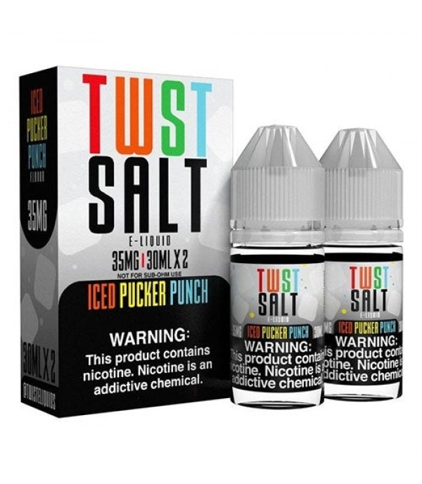 ICED Pucker Punch 2x 30ml (60ml) Nic Salt Vape Juice - Twist E-Liquids