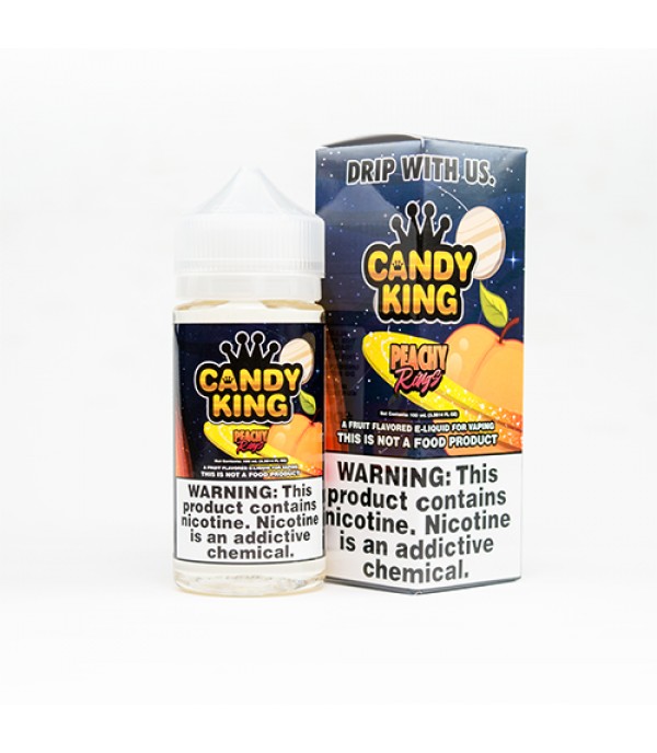 Candy King Peachy Rings 100ml Vape Juice