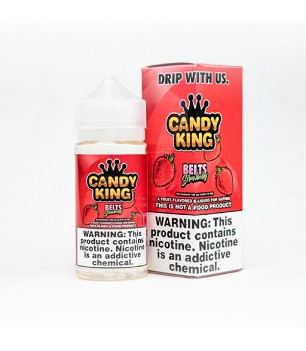 Candy King Strawberry Belts 100ml Vape Juice