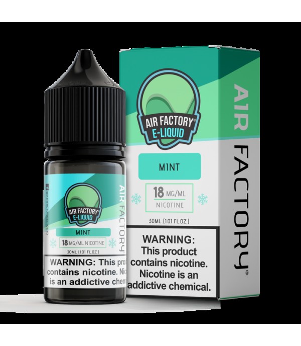 Air Factory Mint 30ml Nic Salt Vape Juice