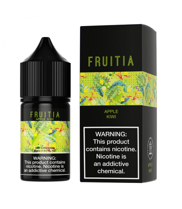 Fruitia Apple Kiwi 30ml Nic Salt Vape Juice