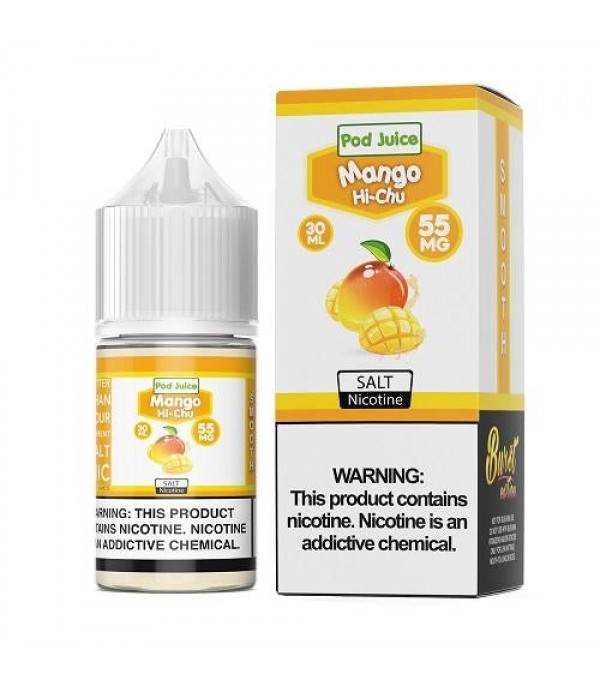 Pod Juice Mango Hi-Chu 30ml Nic Salt Vape Juice