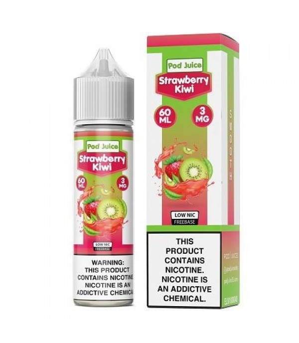 Pod Juice Strawberry Kiwi 60ml Vape Juice