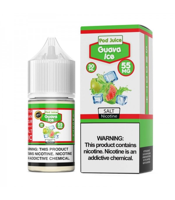 Pod Juice Guava Ice 30ml Nic Salt Vape Juice