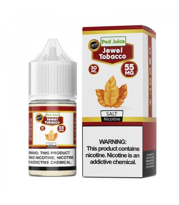 Pod Juice Jewel Tobacco 30ml Nic Salt Vape Juice