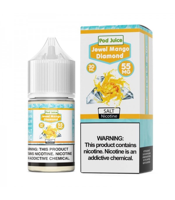 Pod Juice Jewel Mango Diamond 30ml Nic Salt Vape Juice