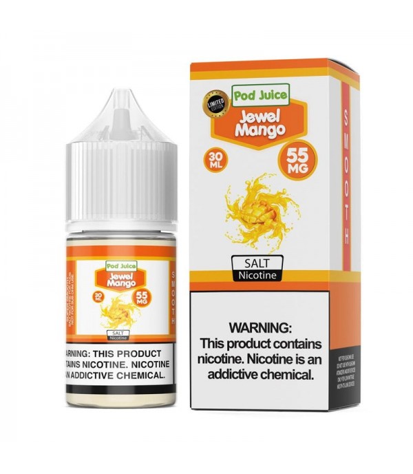 Pod Juice Jewel Mango 30ml Nic Salt Vape Juice